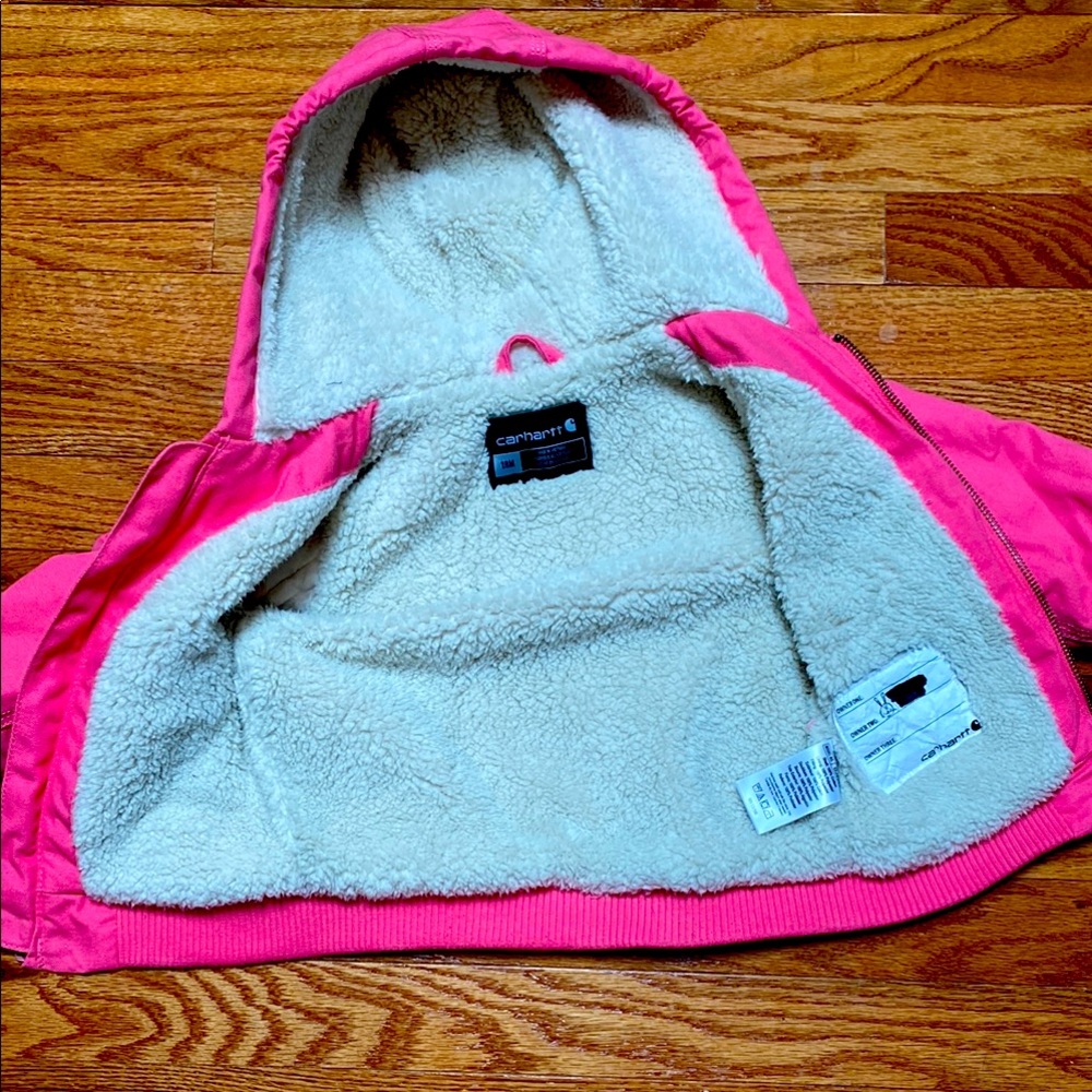 Carhartt Kids Pink Hooded Jacket (18 months)